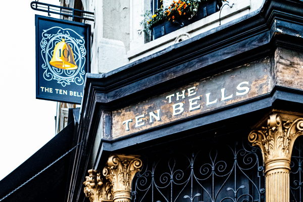 Ten Bells Spitalfields Pub.