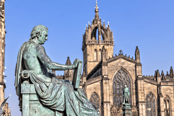 Statue de David Hume