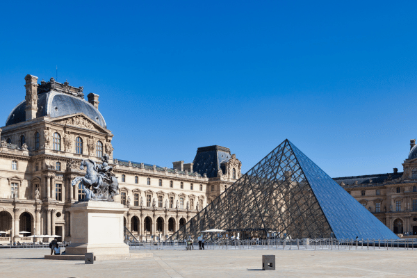 The Louvre and Café Marly
